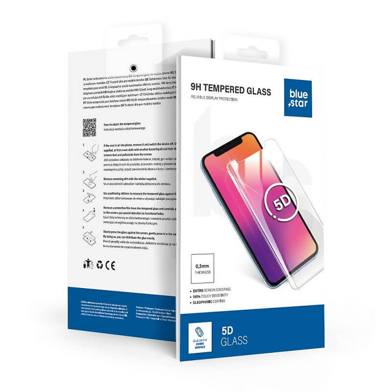 Стъклен Протектор за Samsung S25 Edge, Blue Star 5D Full Glue Glass, Прозрачен (4)