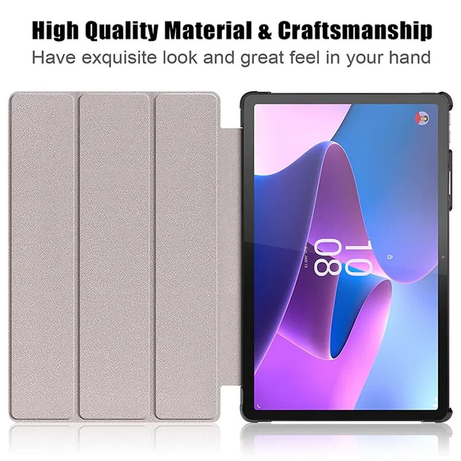 Защитен Калъф за Калъф за Lenovo Tab P11 Pro Gen 2 11.2", Trifold Slim Pen Case, Син (6)