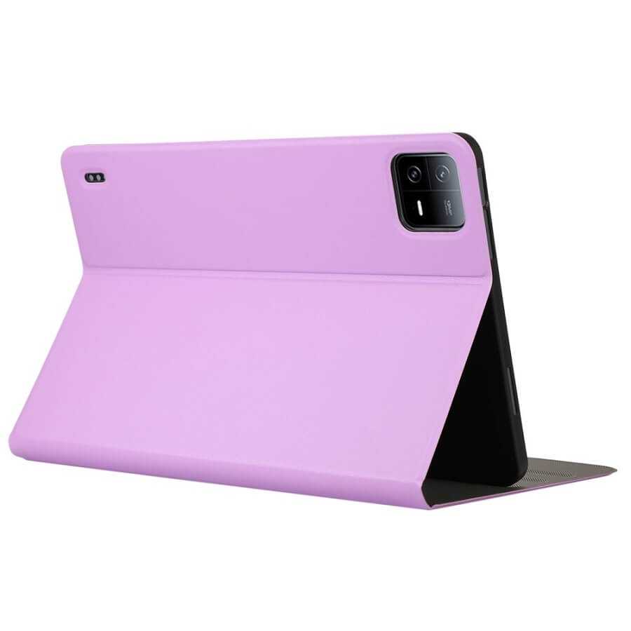 Калъф за Xiaomi Pad 6s Pro 12.4", Tri-Fold Leather Case, Лилав (6)