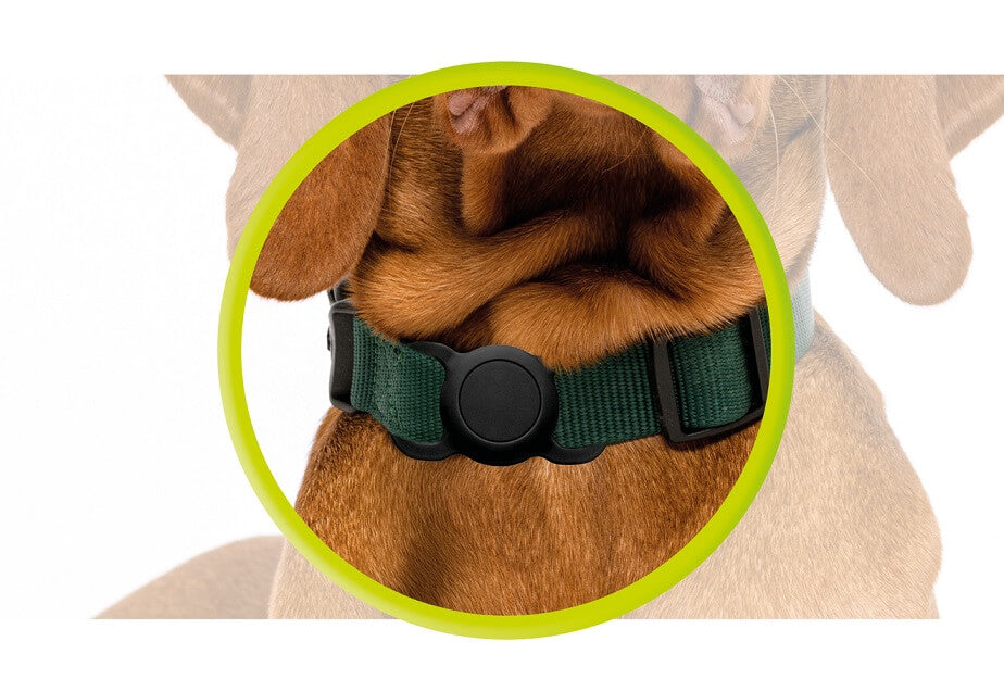 Калъф за Каишка за Apple AirTag 1/ 2, Mobile Origin Airtag Pet Collar Case, Черен (5)