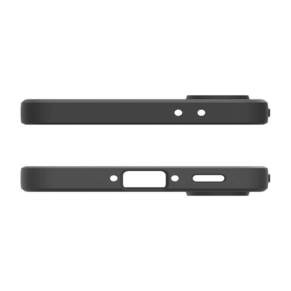 Противоударен Силиконов Калъф за Samsung A36, Spigen Liquid Air Case, Черен (6)