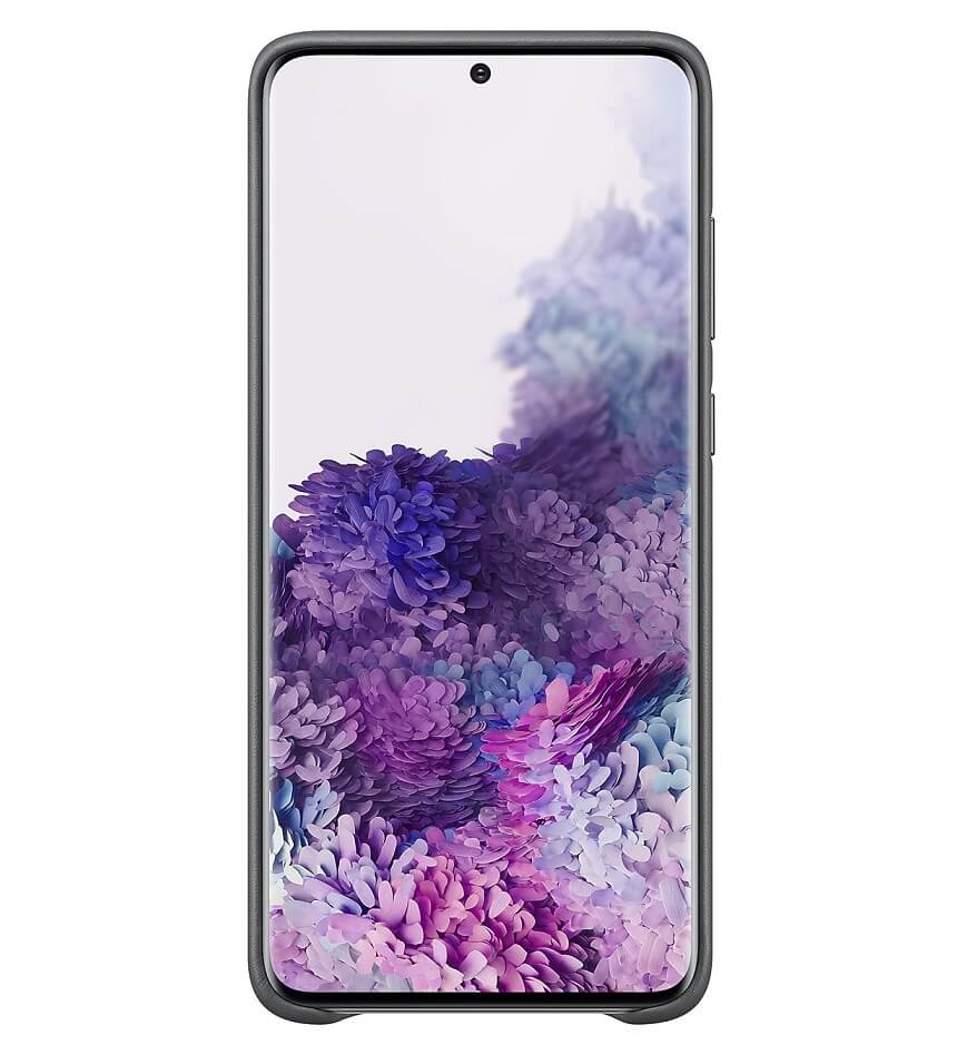 Оригинален Кожен Калъф за Samsung S20 Ultra, Leather Cover Case EF-VG988LJEGEU, Сив (2)