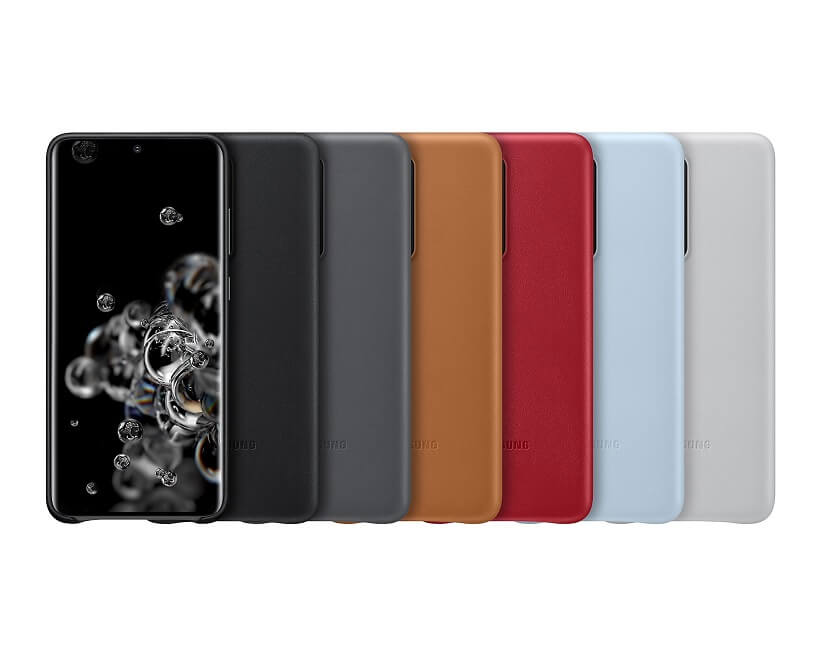 Оригинален Кожен Калъф за Samsung S20 Ultra, Leather Cover Case EF-VG988LSEGEU, Сив (5)