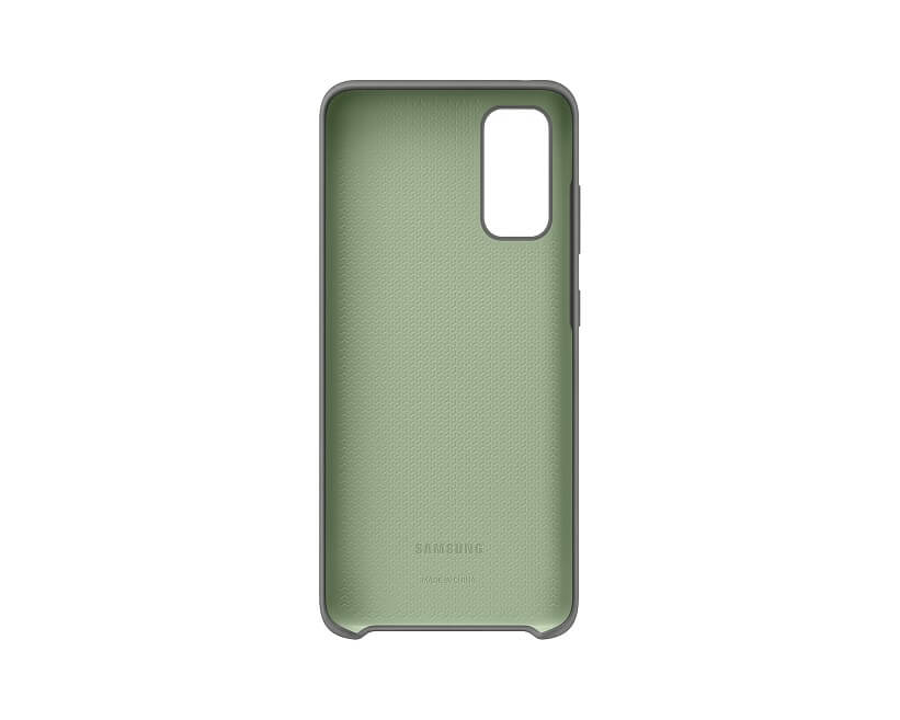 Оригинален Силиконов Калъф за Samsung S20 Silicone Cover Case EF-PG980TJEGWW, Сив (3)