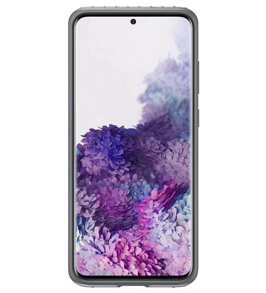 Оригинален Противоударен Калъф за Samsung S20 Plus Protective Standing Cover Case EF-RG985CSEGWW, Сребрист (2)