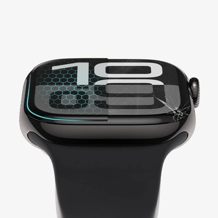 Протектор за Huawei Watch 5 42mm, Tech-Protect Flex Plus Glass 2 бр., Черен (2)