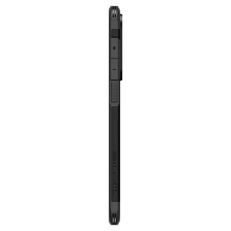 Magsafe Противоударен Калъф за Samsung S25 Edge, Spigen Tough Armor Case, Черен (4)