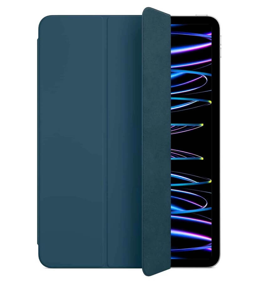 Оригинален Калъф за iPad Pro 11, Apple Smart Folio Case MQDV3ZM/A, Син (2)