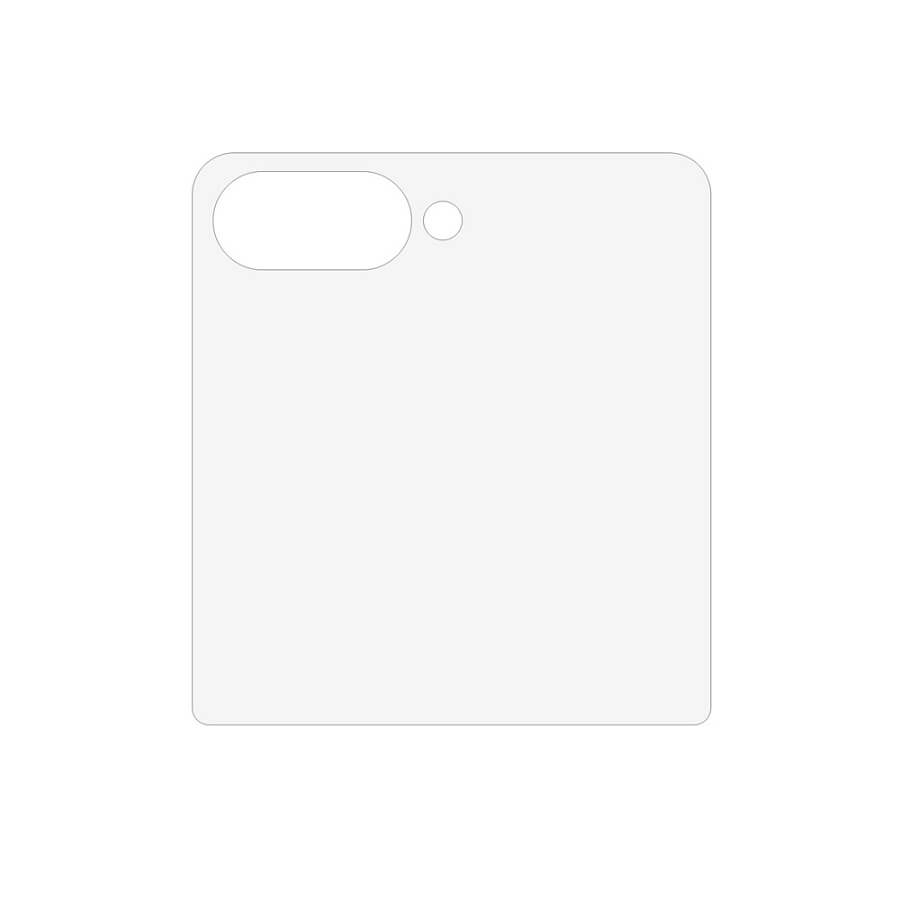 Протектор за Външния Дисплей за Samsung Z Flip 7, High Alu Clear Glass, Прозрачен (2)