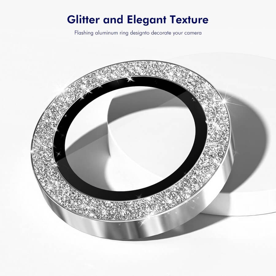 Протектор за Камерата на Samsung Z Flip 7, Cam Lens Glitter Glass, Златист (2)