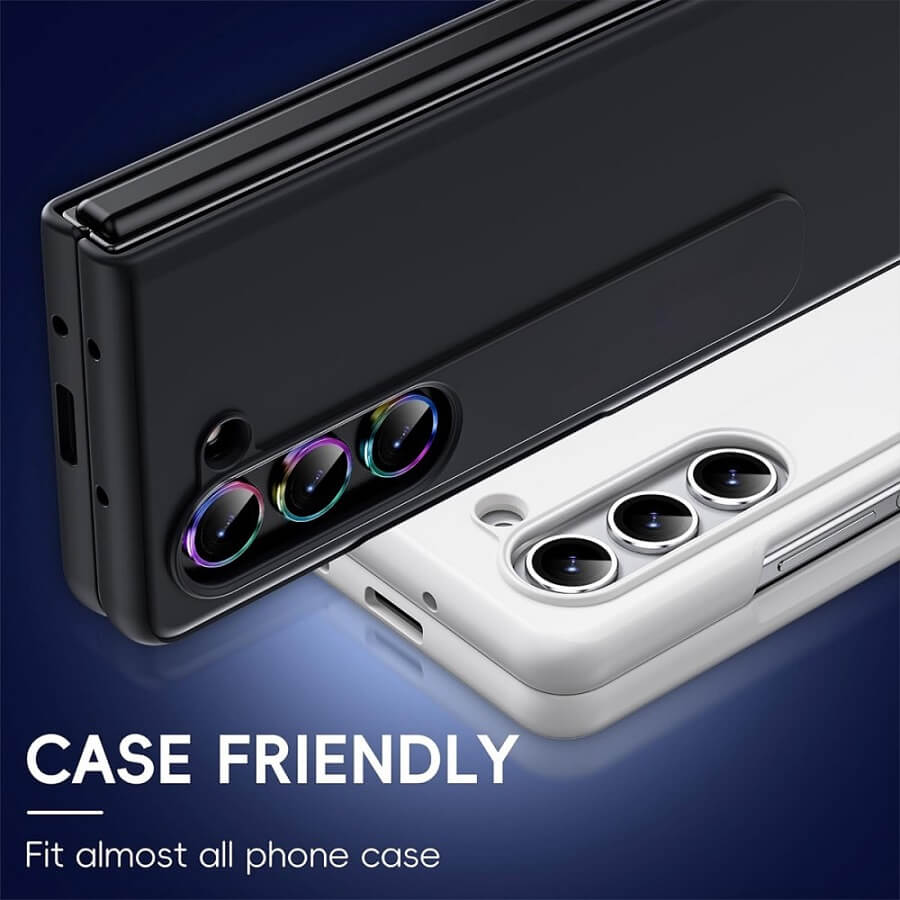 Протектор за Камерата на Samsung Z Fold 7, CamLens Glass, Черен (5)