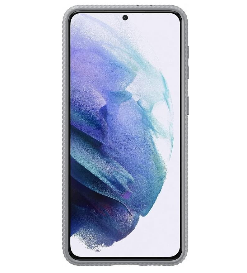 Оригинален Противоударен Калъф за Samsung S21, Protective Standing Cover Case EF-RG996CJEGWW, Сребрист (2)