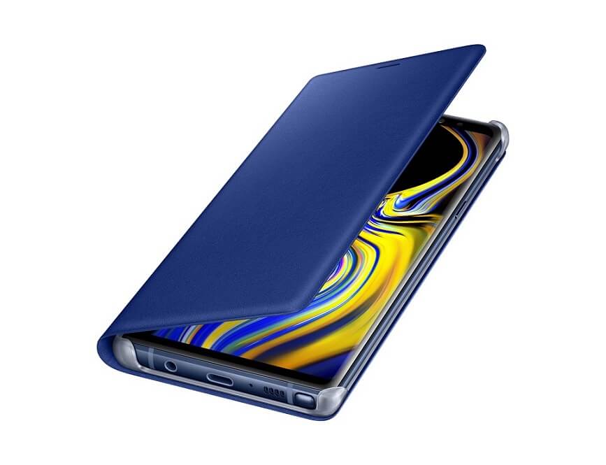 Оригинален Кожен Калъф за Samsung Note 9, Leather View Cover Book Case EF-WN960LLEGWW, Син (4)