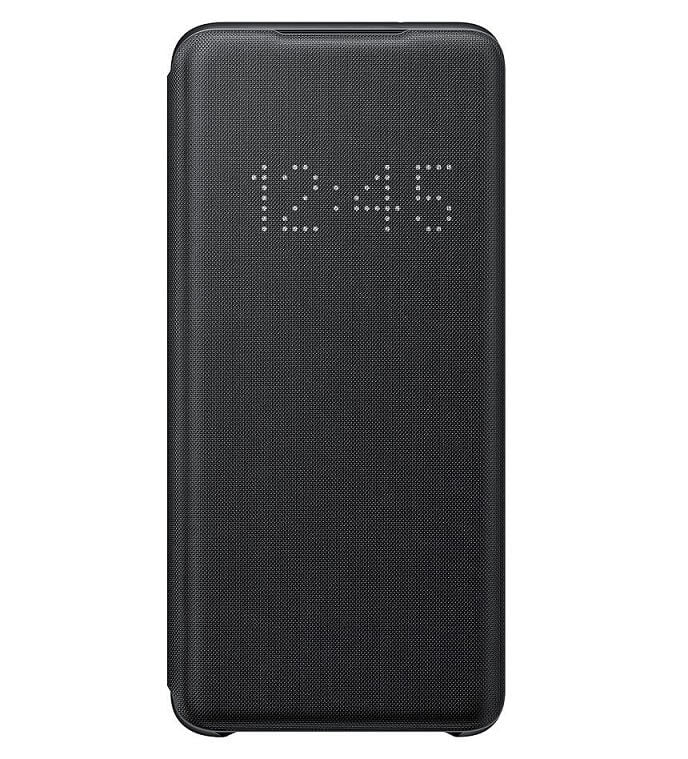 Оригинален Активен Калъф за Samsung S20 Led View Cover Book Case EF-NG980PBEGWW, Черен