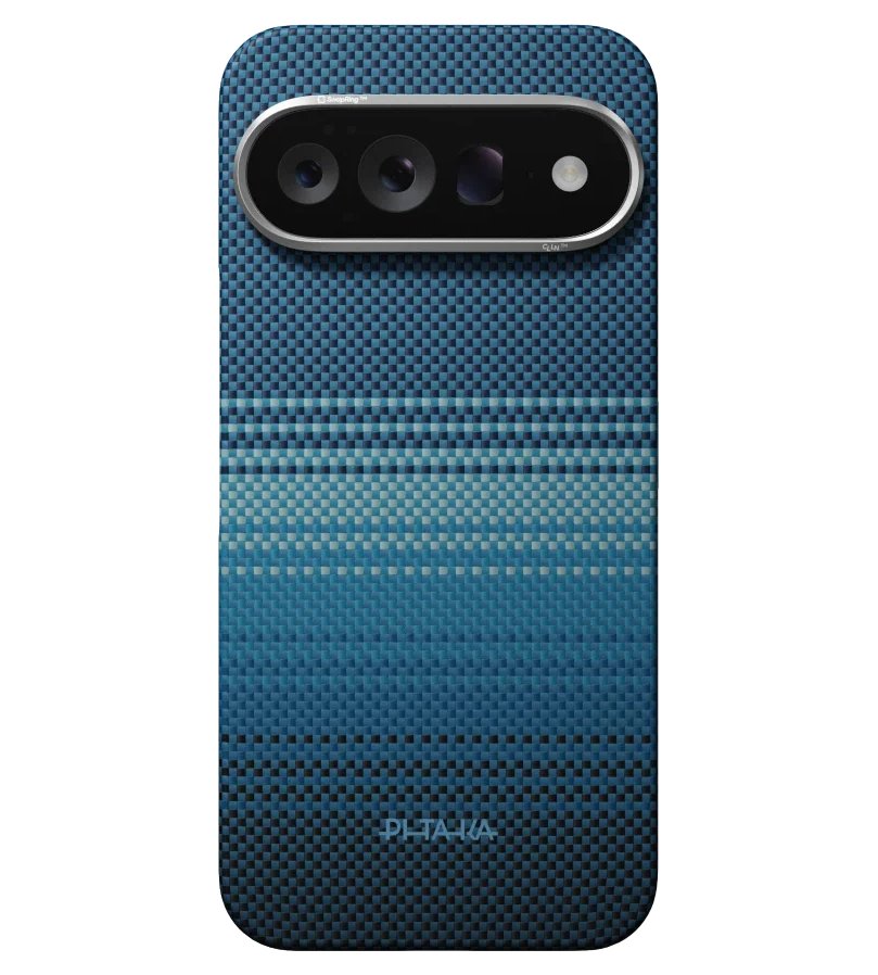 Magsafe Калъф за Google Pixel 11 Pro XL, Pitaka Edge Case Moonrise, Син