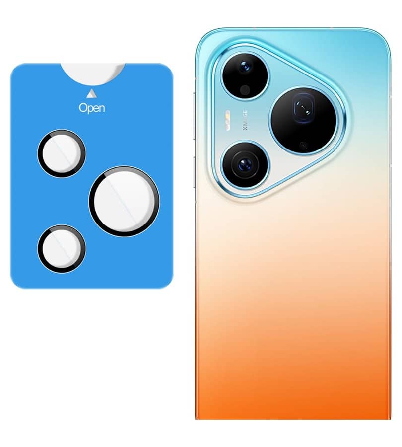 Протектор за Камерата на Huawei Pura 90s Pro Max, Imak Camera Ring Glass, Черен (2)