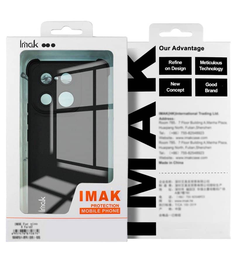 Противоударен Калъф за Huawei Pura 90s Pro, Imak Airbag Shockproof Case, Черен (8)