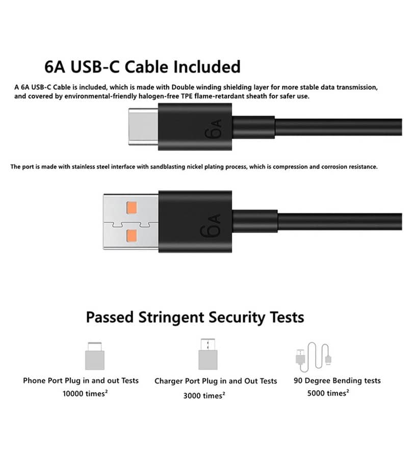 Оригинално Зарядно за Кола Huawei Super Charger 66W P0006, Черен (14)