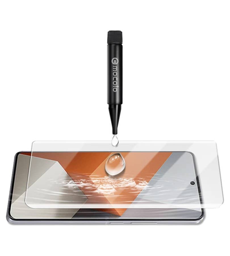 Протектор с UV Лепило за Xiaomi Redmi Note 13 Pro Plus, Mocolo UV 3D Glass, Прозрачен (2)