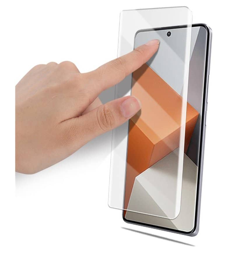 Протектор с UV Лепило за Xiaomi Redmi Note 13 Pro Plus, Mocolo UV 3D Glass, Прозрачен (4)