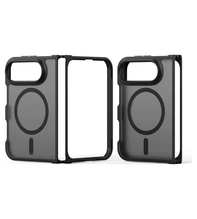 Magsafe калъф за iPhone 18 Fold, Dux Ducis Yind Mag Case, Черен (4)