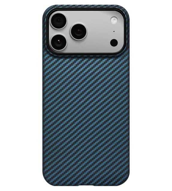 Magsafe Калъф за iPhone 17 Pro Max, Pitaka Edge Black/Grey Case, Черен (4)