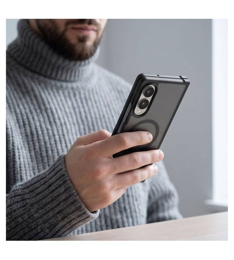 Magsafe Калъф за Samsung Z Fold 8 Ultra, Tech-Protect MagMat Case, Черен (7)