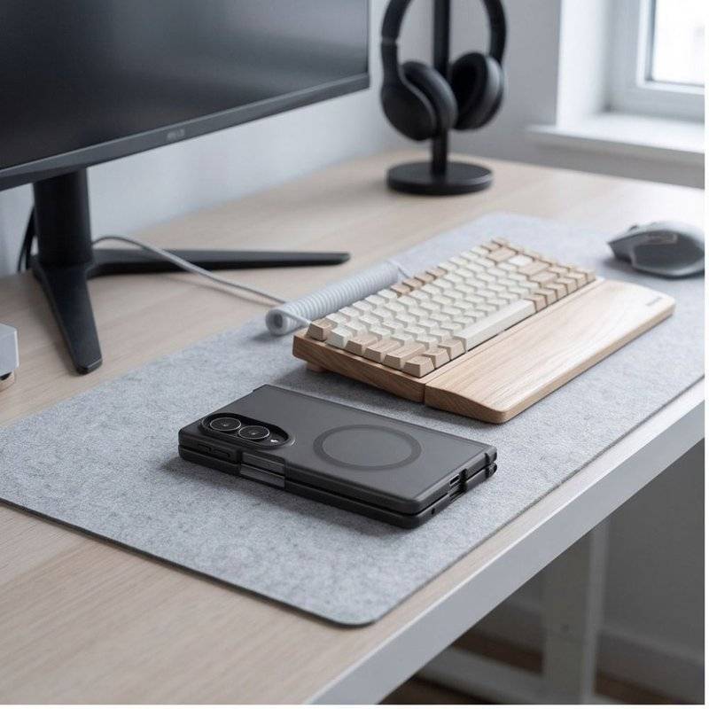 Magsafe Калъф за Samsung Z Fold 8 Ultra, Tech-Protect MagMat Case, Черен (8)