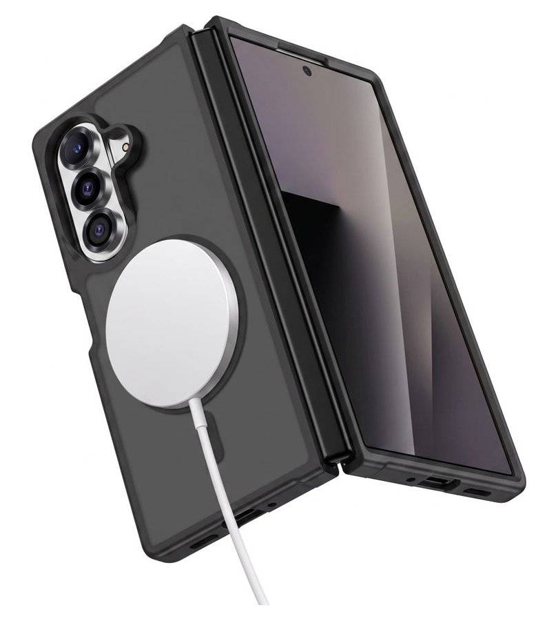 Magsafe Калъф за Samsung Z Fold 8 Ultra, Tech-Protect MagMat Case, Черен (4)