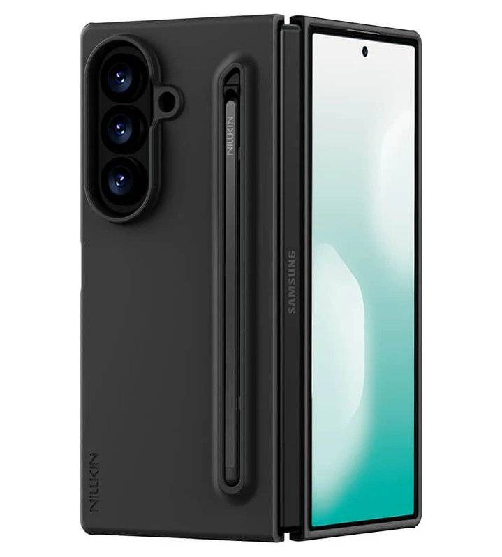 Калъф с Писалка за Samsung Z Fold 8 Ultra, Nillkin Flex Pure Fold Pen Case, Черен