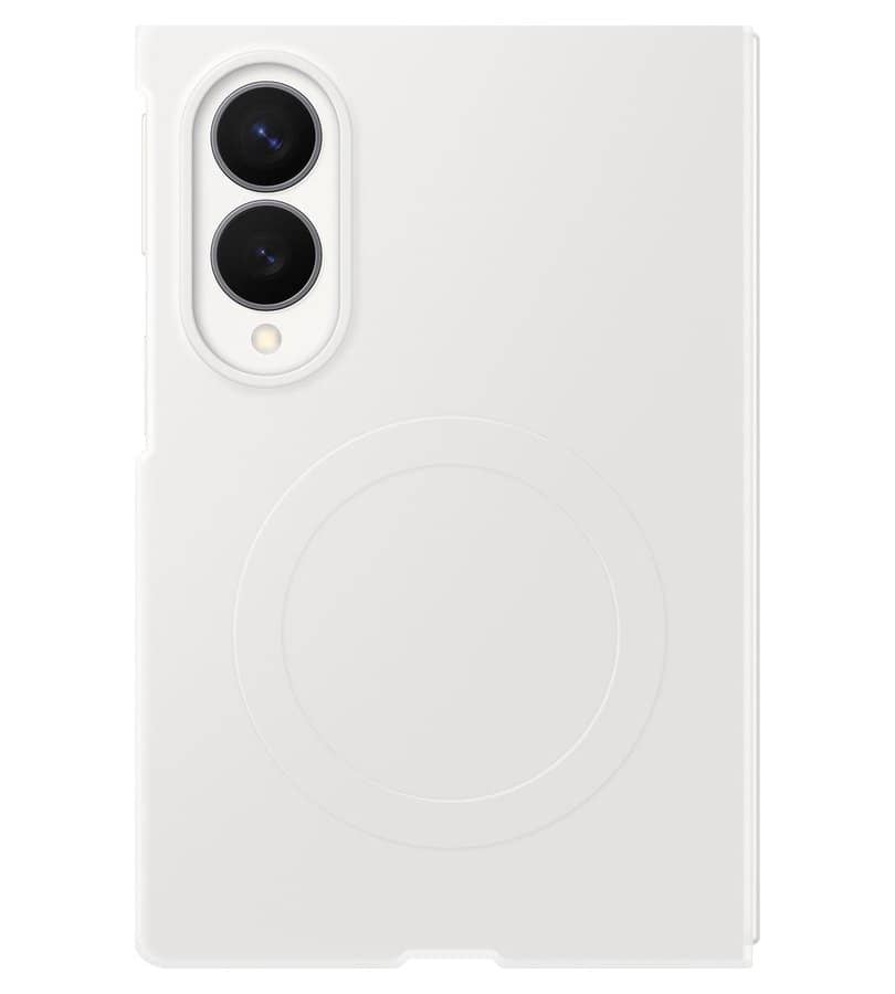 Оригинален Калъф за Samsung Z Fold 8, Silicone Magnet Case EF-EF971CWEGWW Cream, Бял