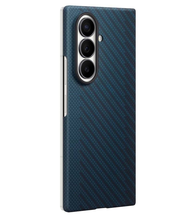 Оригинален Калъф за Samsung Z Fold 8 Ultra, Carbon Magnet Case EF-KF976SNEGWW, Син (2)