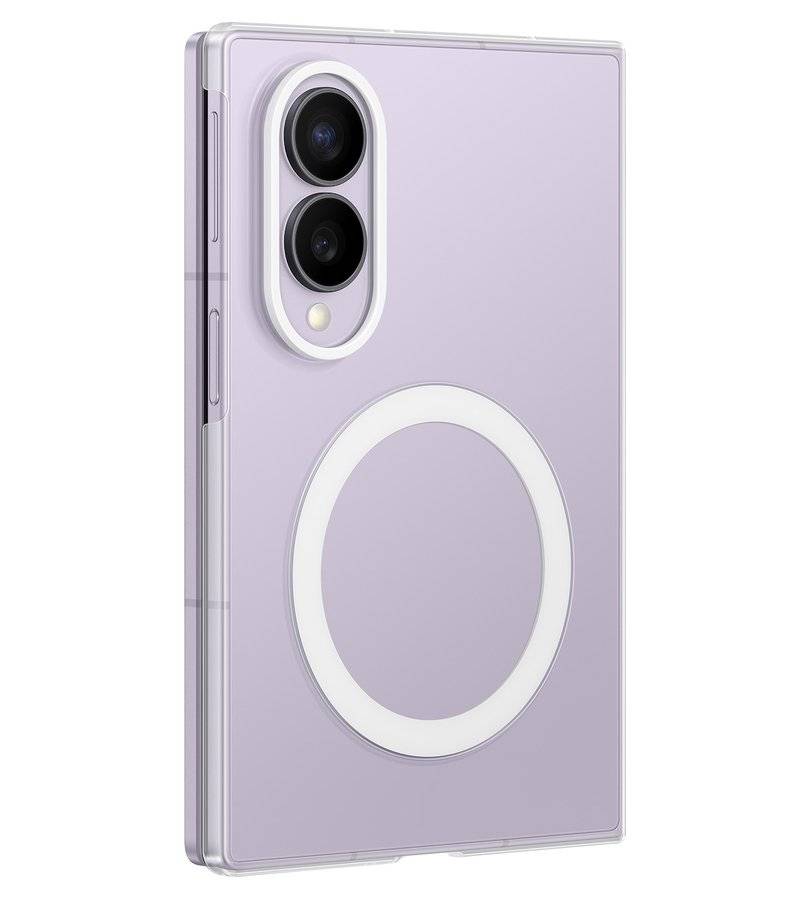 Оригинален Калъф за Samsung Z Fold 8, Clear Magnet Case EF-CF971CTEGWW, Прозрачен (2)