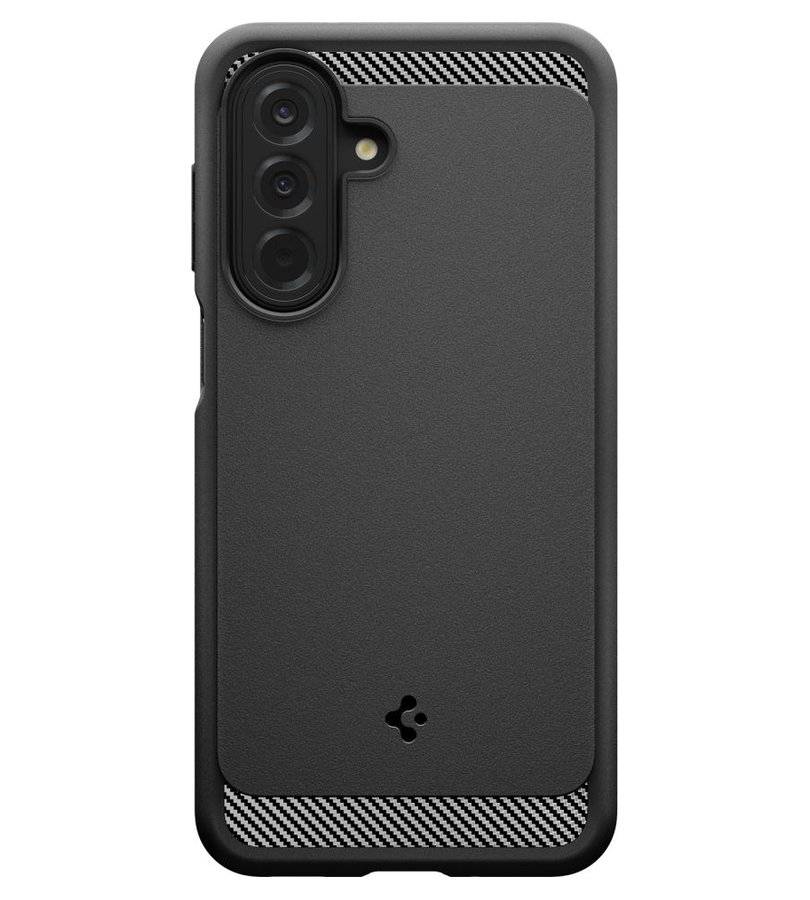 Противоударен Калъф за Samsung A37, Spigen Rugged Armor Case, Черен (2)