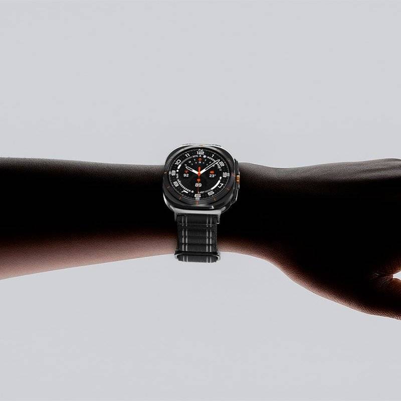 Текстилна Каишка за Samsung Watch Ultra 1/2 47mm, Spigen WBF0 Band, Черен (13)