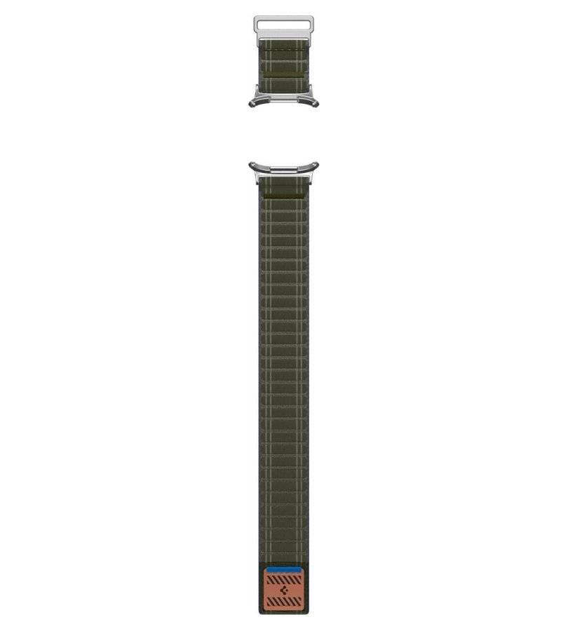 Текстилна Каишка за Samsung Watch Ultra 1/2 47mm, Spigen WBF0 Band, Зелен (12)