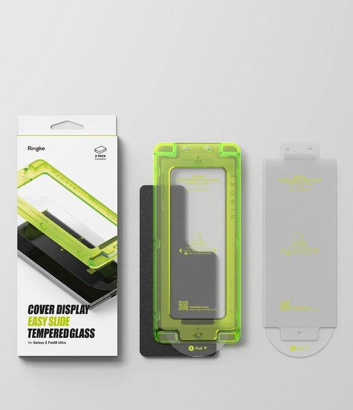 Стъклен Протектор за Samsung Z Fold 8 Ultra, Ringke Easy Slide Glass 2бр., Прозрачен (7)