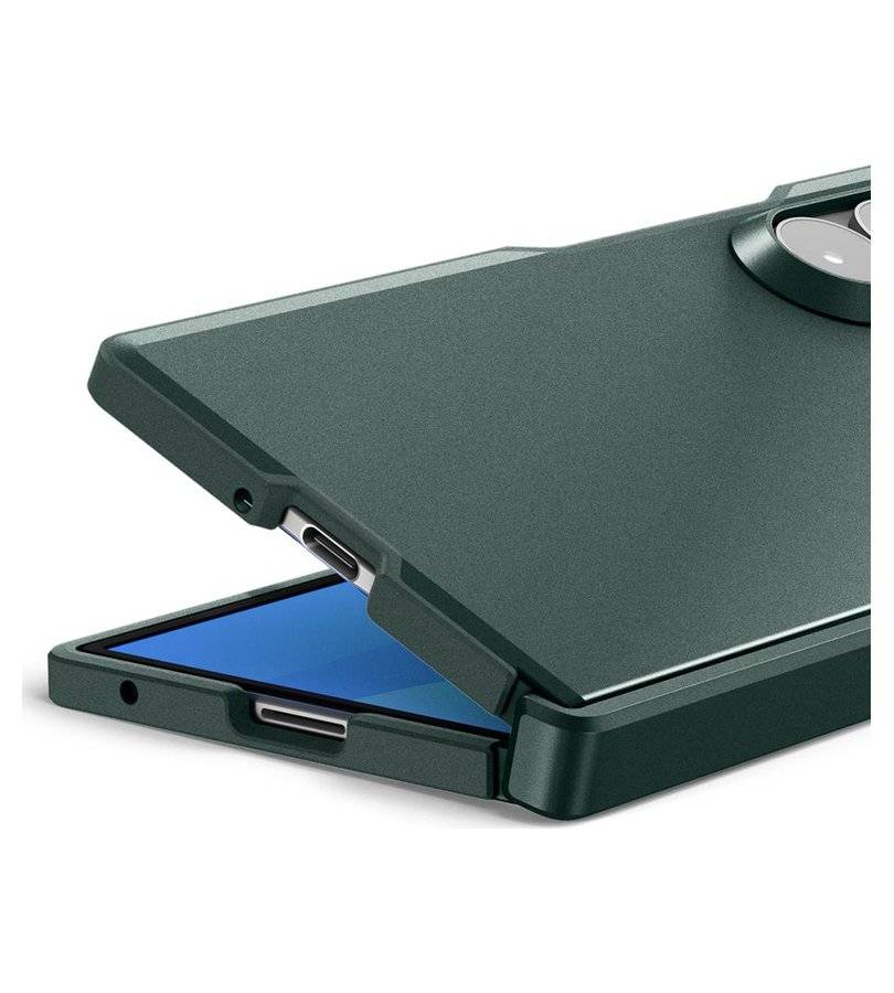 Magsafe калъф за Samsung Z Fold 8 Ultra, Spigen Tough Armor Pro Abyss Case, Зелен (5)