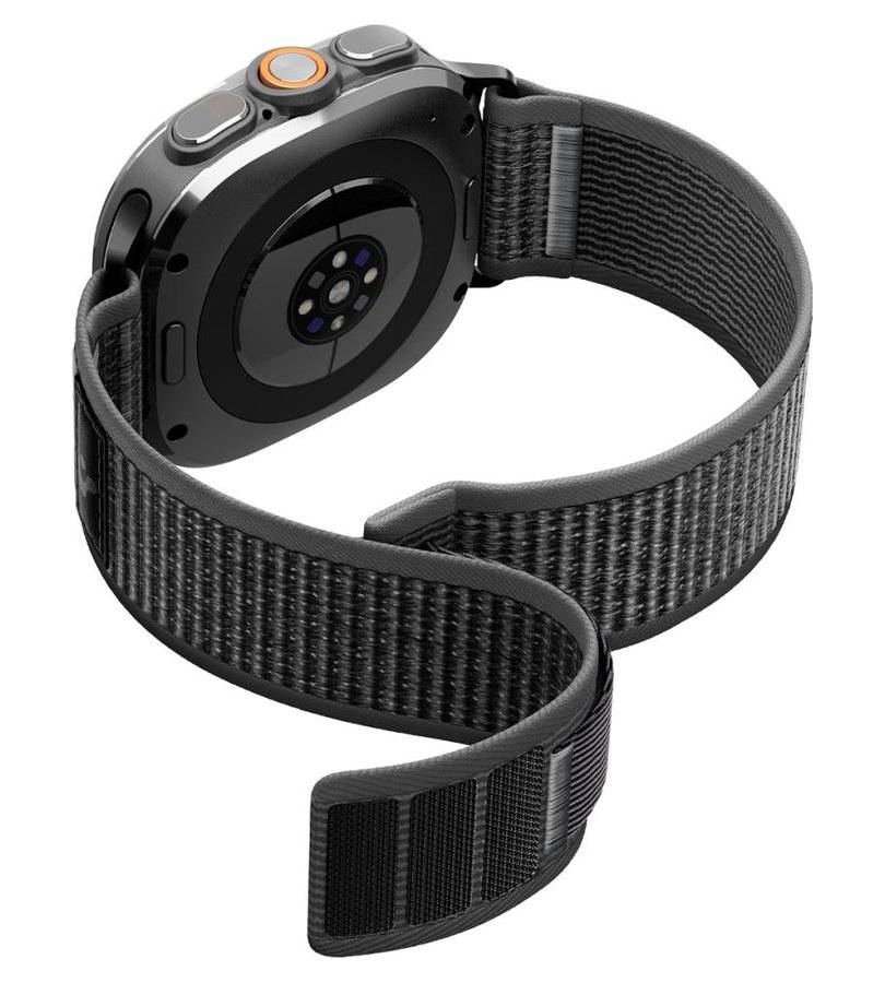 Текстилна Каишка за Samsung Watch Ultra 1/2 47mm, Spigen Athlex Air Band, Черен (2)