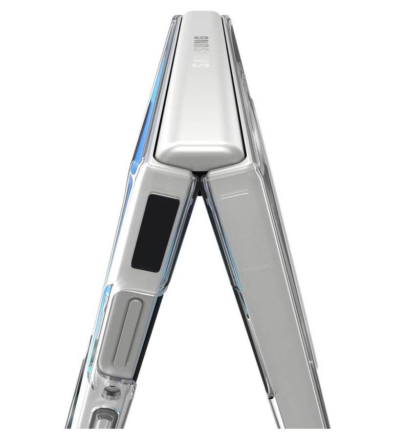 Magsafe Тънък Калъф за Samsung Z Flip 8, Spigen AirSkin Case, Прозрачен (5)