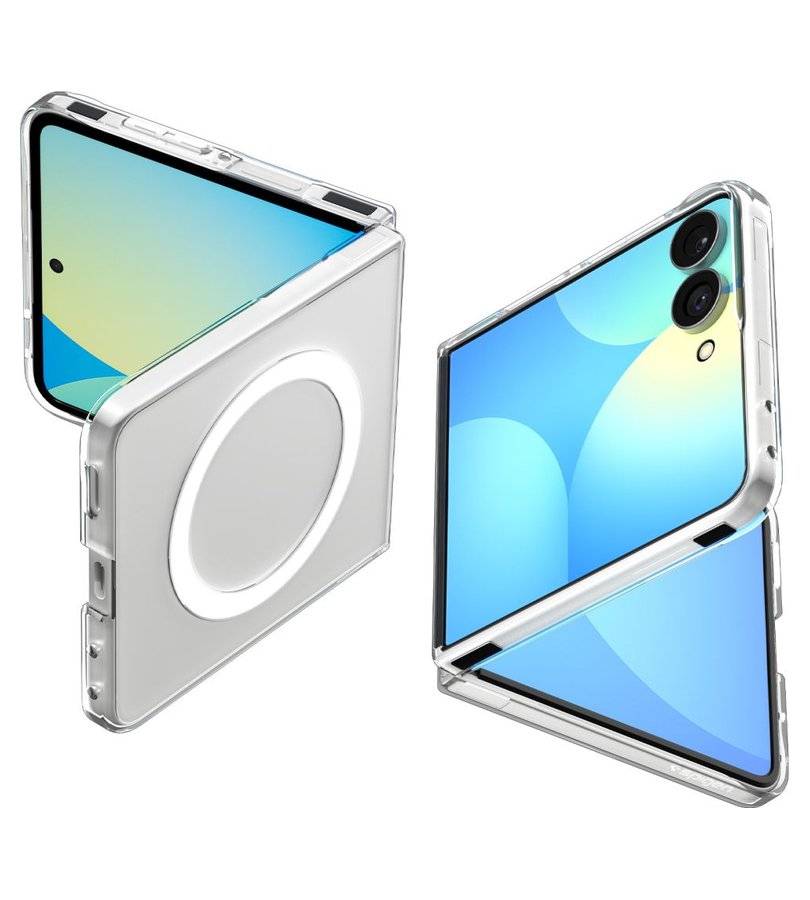 Magsafe Тънък Калъф за Samsung Z Flip 8, Spigen AirSkin Case, Прозрачен (3)