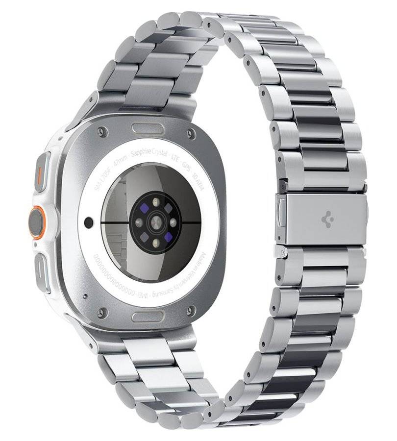 Метална Каишка за Samsung Watch Ultra 1/2 47mm, Spigen Modern Fit Band, Сребрист (6)