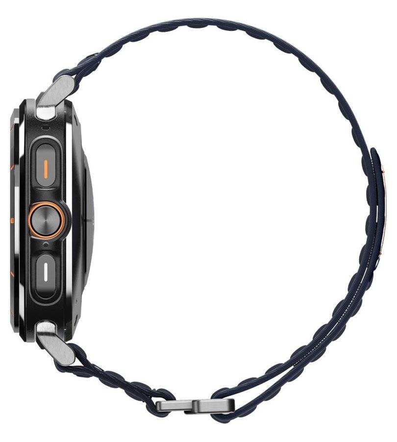 Текстилна Каишка за Samsung Watch Ultra 1/2 47mm, Spigen WBF0 Band, Тъмносин (5)