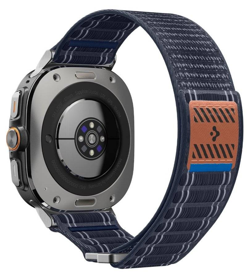 Текстилна Каишка за Samsung Watch Ultra 1/2 47mm, Spigen WBF0 Band, Тъмносин (9)