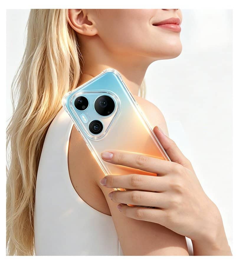 Противоударен Силиконов Калъф за Huawei Pura 90s Pro Max, Imak Shockproof Case, Прозрачен (11)
