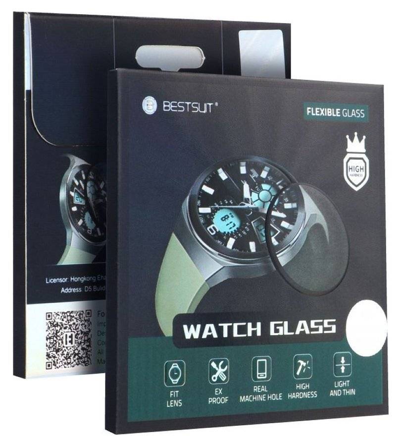 Протектор за Samsung Watch 8 40mm, Bestsuit Flexy Glass, Прозрачен