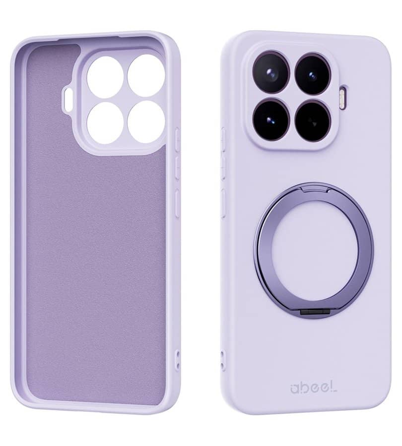 MagSafe Силиконов Калъф за Xiaomi 17T, Liquid Silicone Case, Лилав