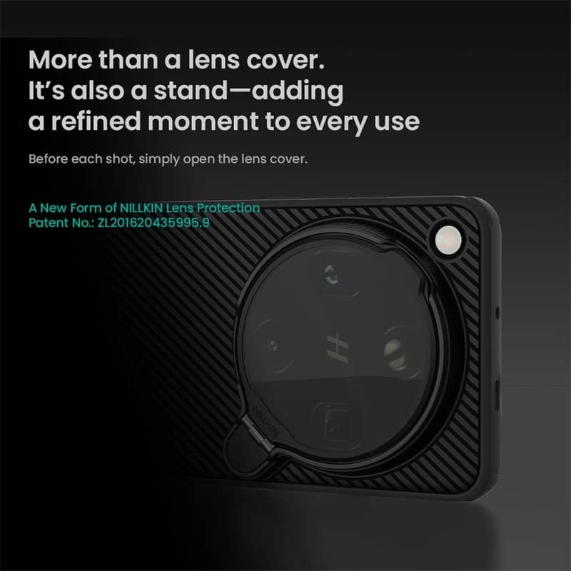Magsafe калъф за Oppo Find X9 Ultra, Nillkin Clear CamShield Prop Mag Case, Черен (6)