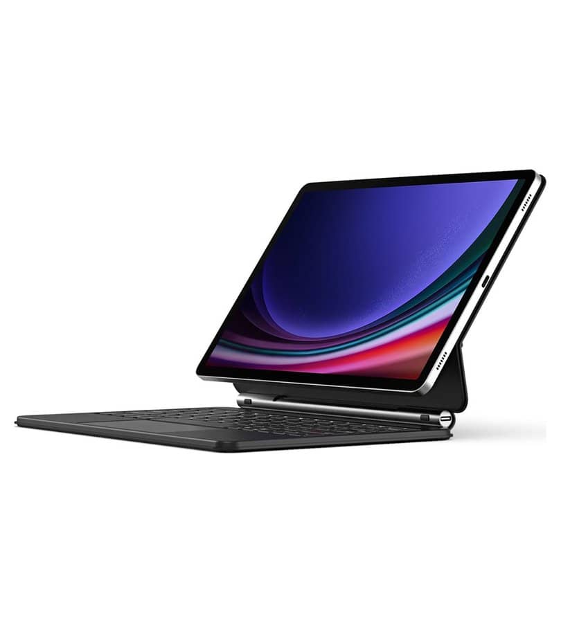 Калъф с Клавиатура и Тъчпад за Samsung Tab S10 Lite/ S10 FE/ S9 FE/ S9, Dux Ducis Magnetic Keyboard Case, Черен (19)