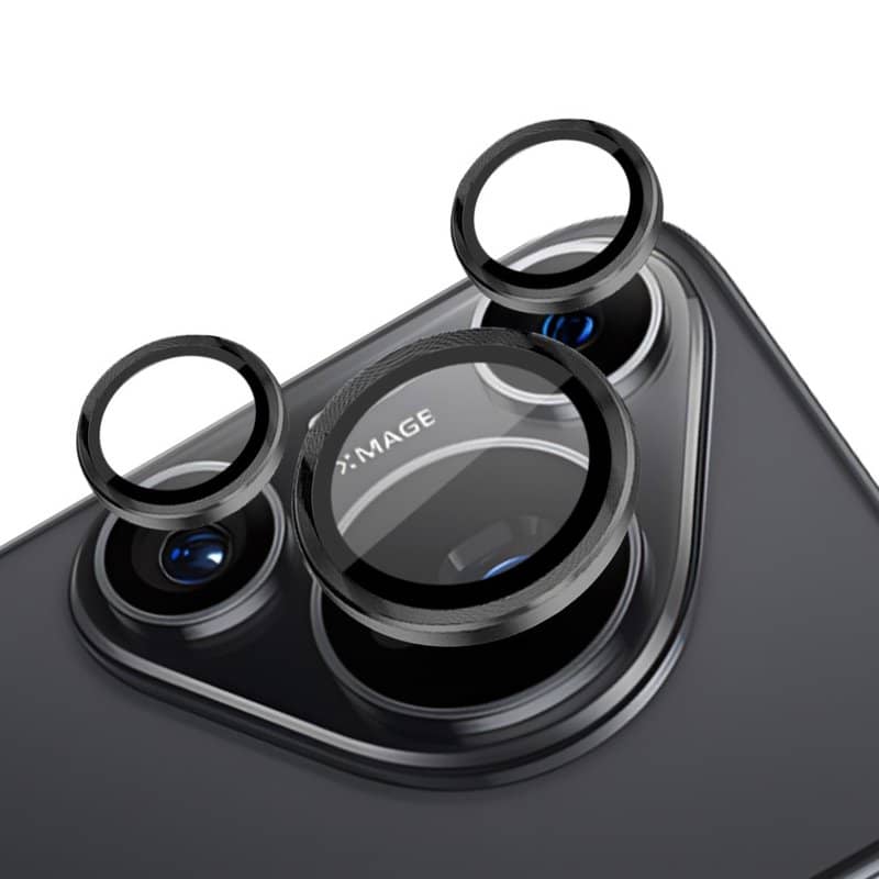 Протектор за Камерата на Huawei Pura 70 Pro, GKK CamRing Lens Glass, Черен (6)